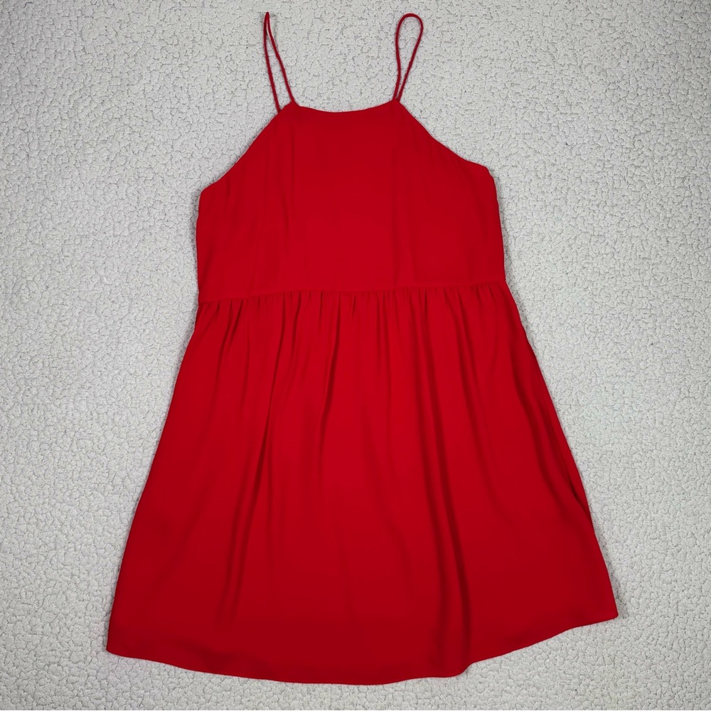 Crosby by Mollie Burch Elle A-Line Slip Dress Red